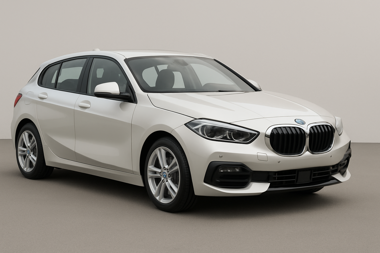 BMW 1 Series with very light window tint with no words in image