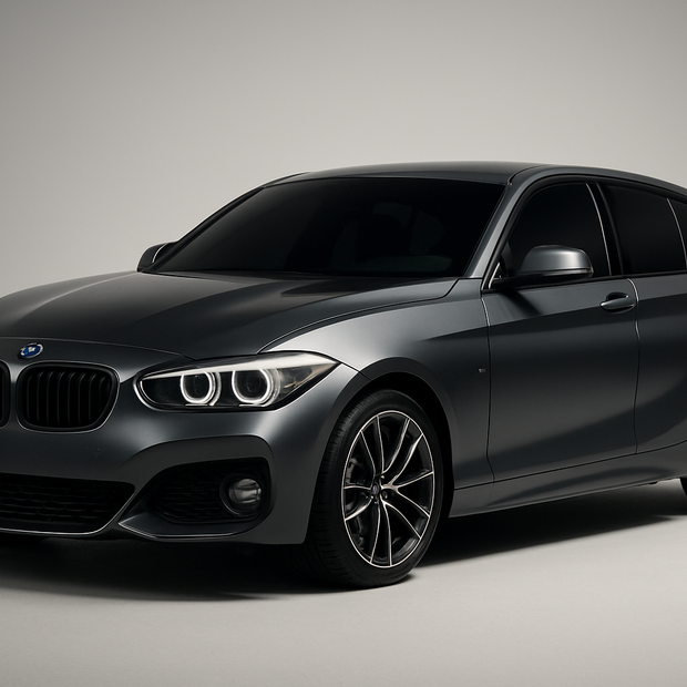 BMW 1 serues with tinted windows