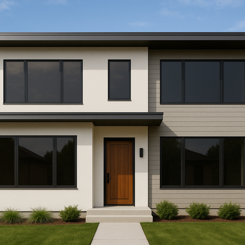 House with 20% tinted windows